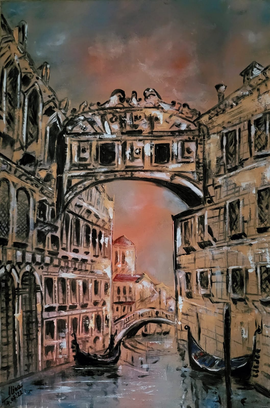ArteDiAlina.com painting: Somewhere in Venice